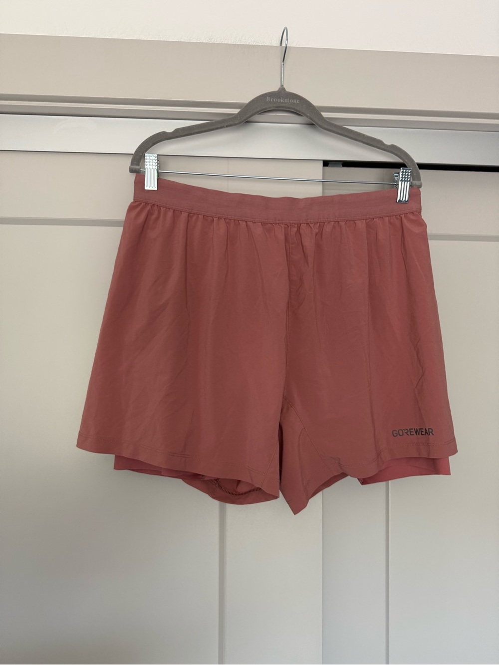 Gorewear Men’s Pink Athletic Running Shorts